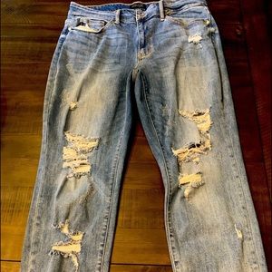 Judy Blue Distressed Boyfriend Jeans